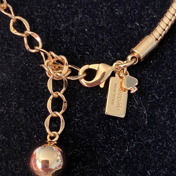 Kate Spade NY‎ Gold & Black Pendant Necklace - Picture 3 of 5